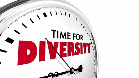 Time for Diversity Different Perspective Choices Clock 3d Animation