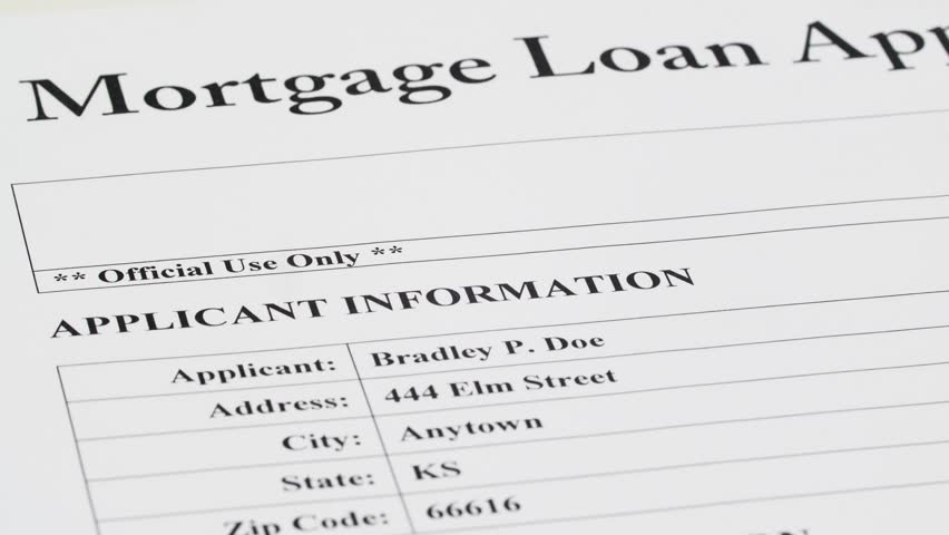 Mortgage Loan Application Denied Close Up Royalty-Free Stock Footage #1017787975