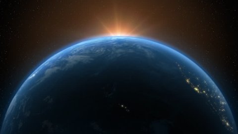 Sunrise Over The Earth Seen の動画素材 ロイヤリティフリー Shutterstock