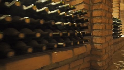 Large wine cellar, wine making industry. Storage for wine bottles and barrels.  High quality wines. 