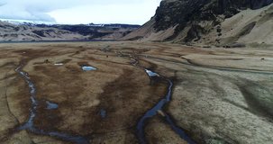 Beautiful lands and landscapes of Iceland. Natural concepts af the icelandic beauty