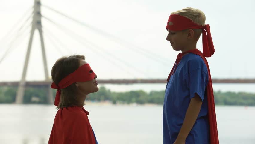 Mom supports son in superhero game, psychotherapy for boy to cope with problems