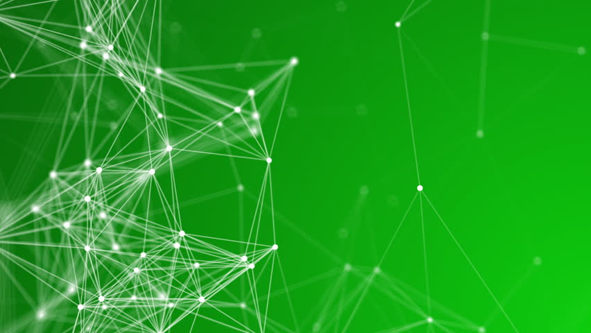 Networking and Technology Animated Background - Green with Moving Nodes | Shutterstock HD Video #1017857935