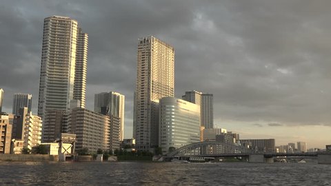 Tokyo from the river