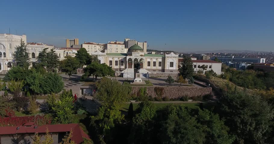 Turkey Ankara City Etnografya Museum Drone 