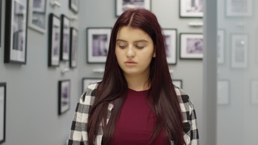 Portrait of a young woman.