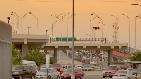 Bridge of the Americas (El Paso–Ciudad Juárez) Mexico - US october 2018