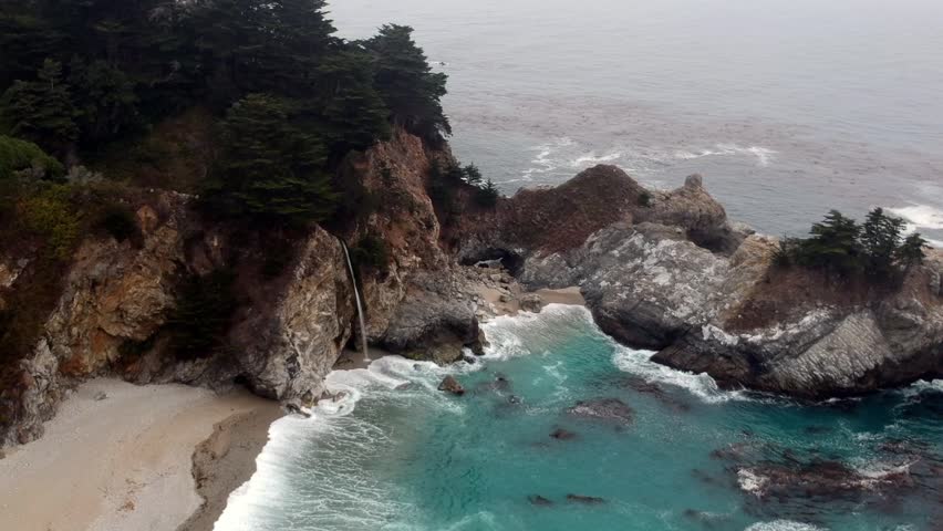 Mcway falls aerial view