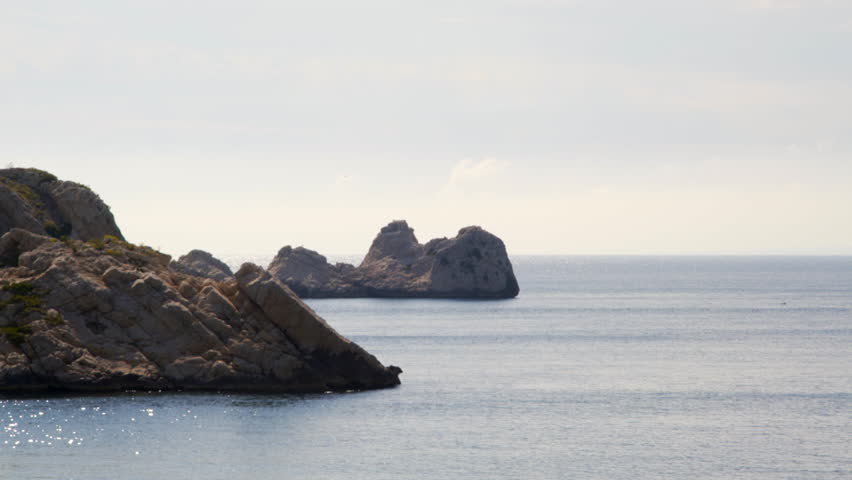 Beautiful French Riviera Mediterranean Sea islands, Ratonneau, France