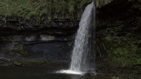 Sgwd Gwladys or lady waterfalls Afon Pyrddin near Pontneddfechan Brecon Beacons Powys Wales