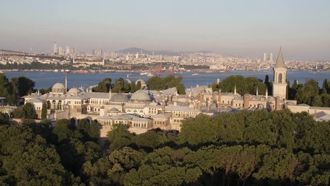 Aerial view of the Topkapi Palace
