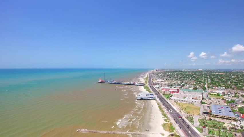 Galveston from the air