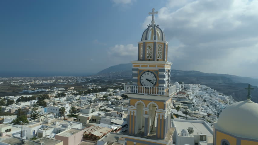 aerial view of Catholic Cathedral Church of Saint John The Baptist