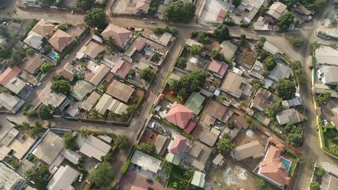4K Drone Aerial Africa inside country