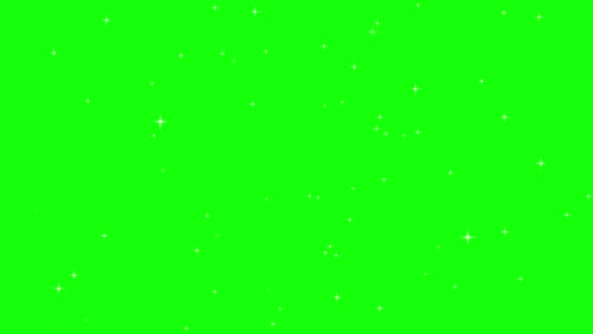 shining stars green background Stock Footage Video (100% Royalty-free ...