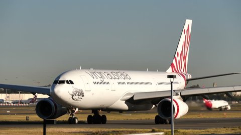 VIRGIN AUSTRALIA AIRBUS A330-200 VH-XFC at SYDNEY AIRPORT AUSTRALIA - September 23, 2017