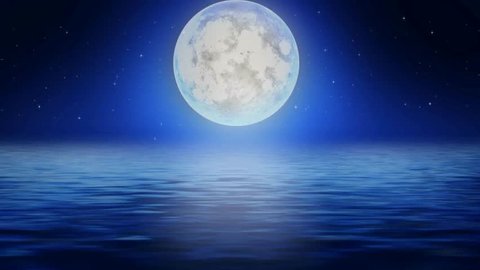 Sea And Full Moon Night Stock Footage Video 100 Royalty Free 2470448 Shutterstock