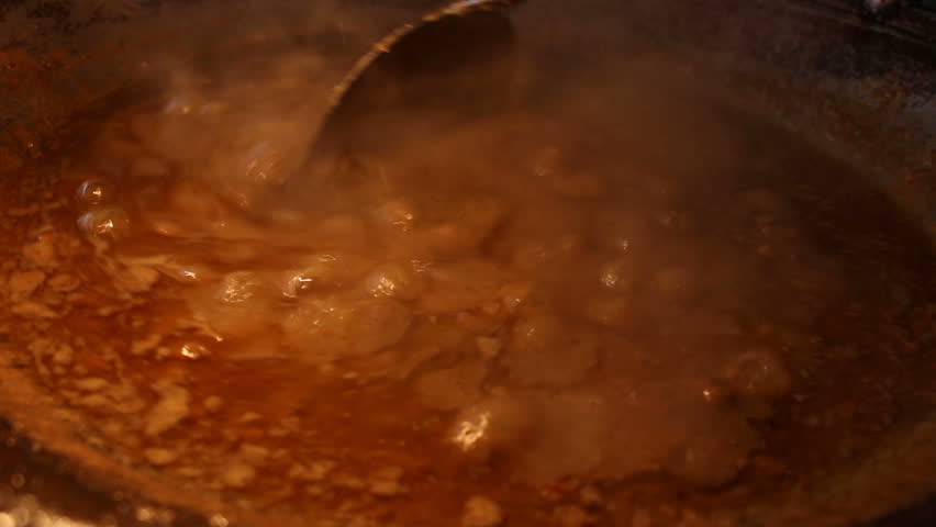 Stir soup boil background | Shutterstock HD Video #1018152688