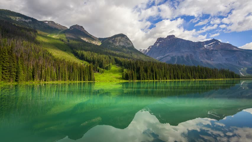 cinemagraph yoho national park's emerald lake Stock Footage Video (100% ...