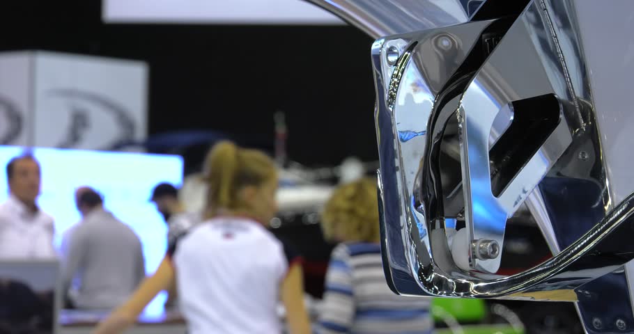 Silver anchor hanging on a luxury boat. 4K, UHD, 50p, Cinematic,Closeup, 						