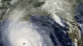 Hurricane Michael to Texas and Carolina, 140 mph winds, 10, 1, 2018, 3840x2160
Some of the video elements are public domain NOAA/NASA imagery: it is requested that you credit 