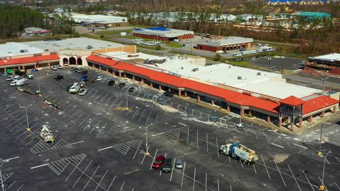 Shopping center Panama City destroyed by Hurricane Michael