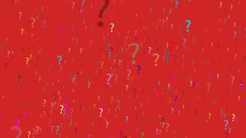 Flying Animated Question Marks, 4K. The question mark (also known as interrogation point, query, or eroteme in journalism) is a punctuation mark that indicates an interrogative clause. | Shutterstock HD Video #1018197427