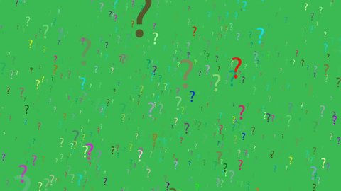 Flying Animated Question Marks, 4K. The question mark (also known as interrogation point, query, or eroteme in journalism) is a punctuation mark that indicates an interrogative clause.