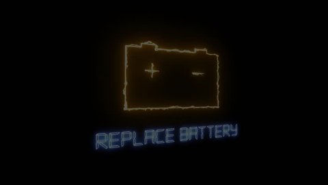 reinstall the battery, energy animation