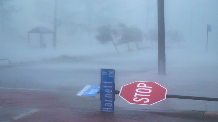 Hurricane Florence Eyewall In Wilmington NC Royalty-Free Stock Footage #1018250077