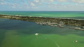 Aerial landscape of Miami Beach