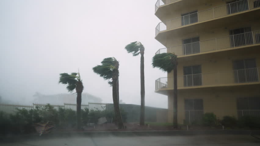 Hurricane Michael Makes Landfall Royalty-Free Stock Footage #1018307395