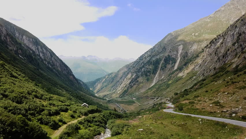 Old House in Swiss Alps
