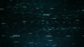 Beautiful Plexus Global Digital Network with Numbers Flying Through - Powered by Shutterstock - Get 15% off with code: PIKWIZARD15