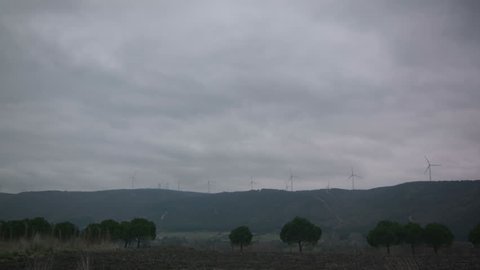 Windmill Turning - Cloudy Day