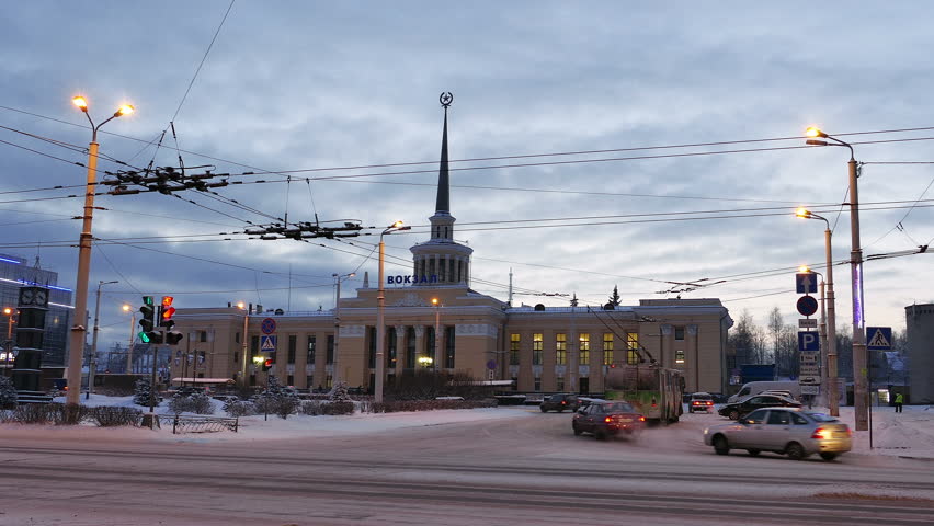 Petrozavodsk, Russia - December 28, Stock Footage Video (100% Royalty ...