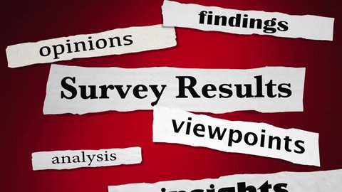 Survey Results Answers Feedback News Headlines 3d Animation