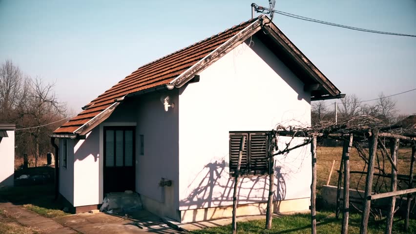 Small Abandoned House in the Village Center