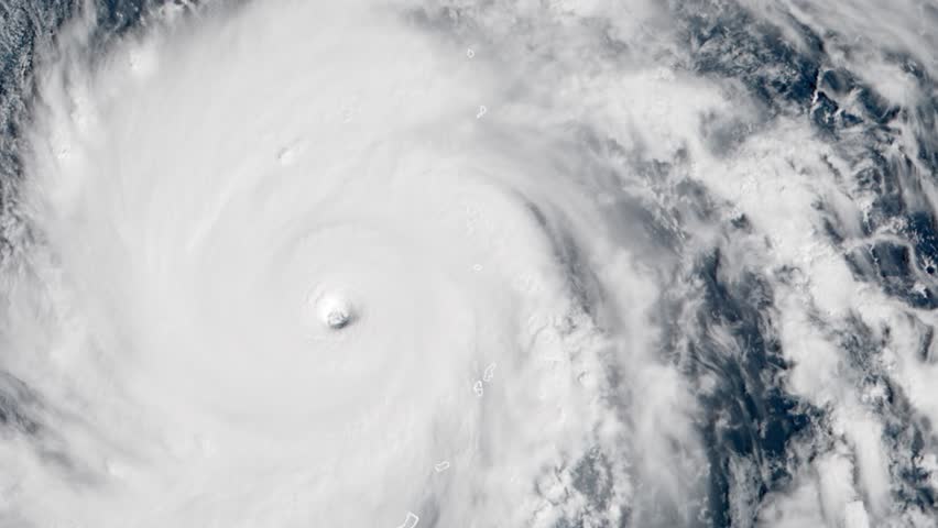 Super Typhoon Yutu on weather radar and satellite screen | Shutterstock HD Video #1018427134