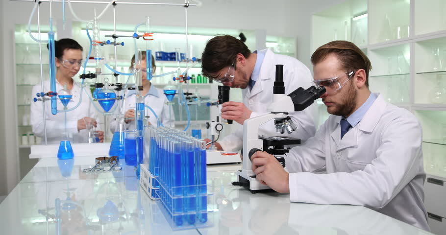 specialists researchers talking about lab experiment Stock Footage Video  (100% Royalty-free) 31838707 | Shutterstock