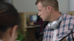 business people engineers developing facial recognition software for mobile communication technology team leader woman using digital tablet computer sharing design ideas in office presentation - Powered by Shutterstock - Get 15% off with code: PIKWIZARD15