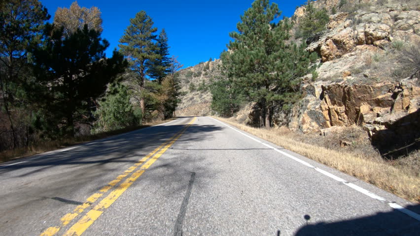 Drive Plate Pinegree Park area of Rocky Mountains in Colorado