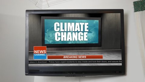 News Broadcast Title Series - Climate Change Graphic ALT