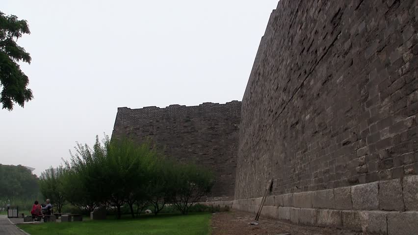 Ancient city wall of Beijing, China.