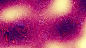 Moving random psychedelic waves on blurred background. Abstract screensaver for video. 