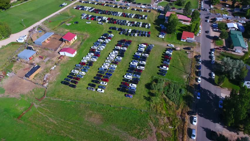 Event parking in a farmers field