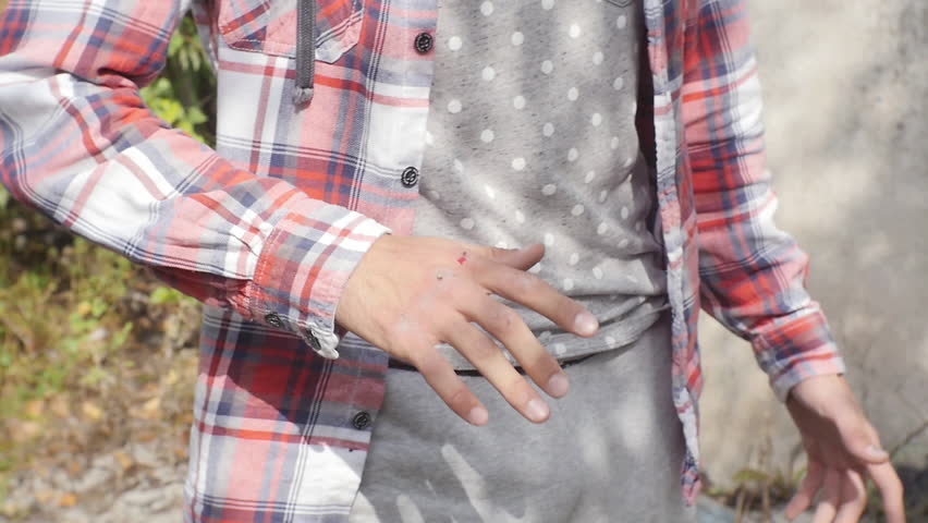 Guy has a Broken Fist in his Blood