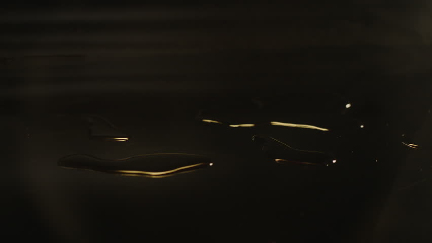 Pork belly dropping on oil