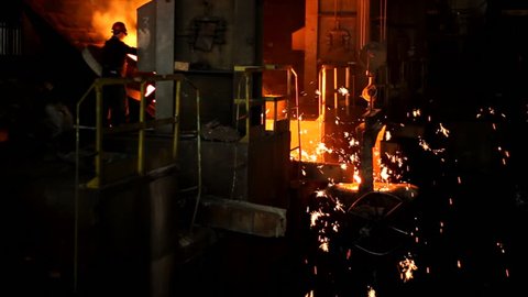 Melting Metal in the Foundry