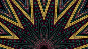 Kaleidoscope African Pattern Movement for traditional and ethnic films, music video, promo, night club, fashion show, dance decoration, art installation, festival.